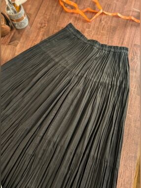 Ranch Dressing Black Maxi Skirt